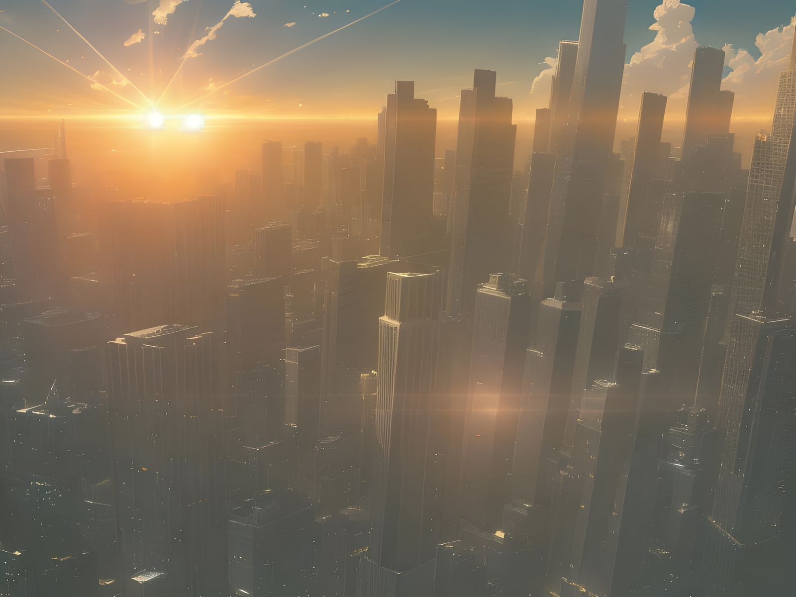 Giant Mecha Reflective Metal in Chicago