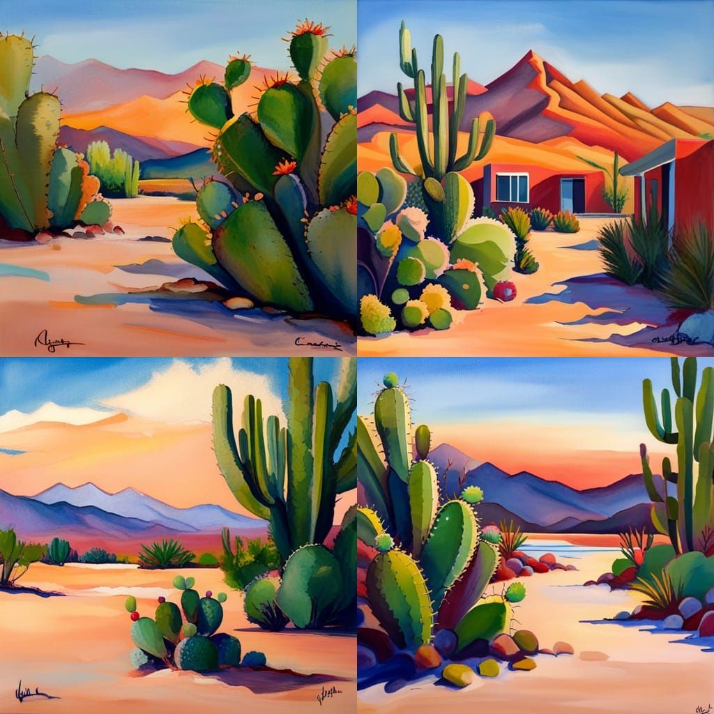 Cactus in Backyard: A Desert Oasis