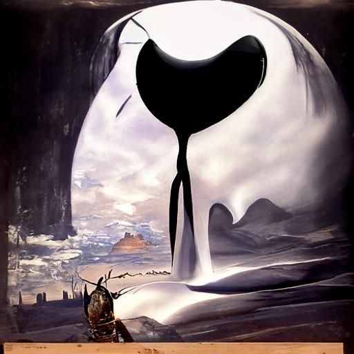 Hollow Knight Surrealism: Dali-esque Melting Canvas