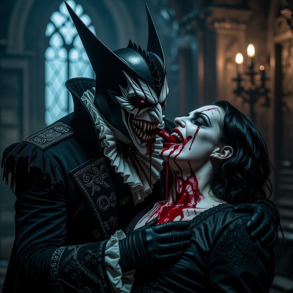 Starscream as Vampire in Dungeons & Dragons Realm