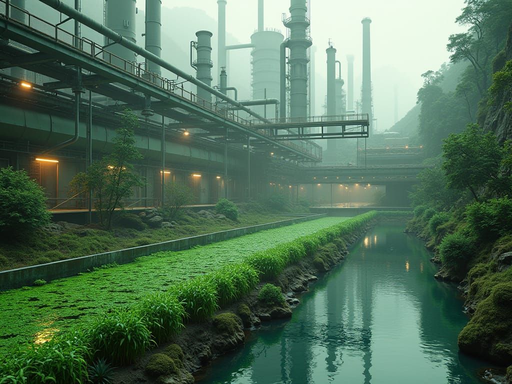 Futuristic Bio-Refinery with Algal Bioreactors