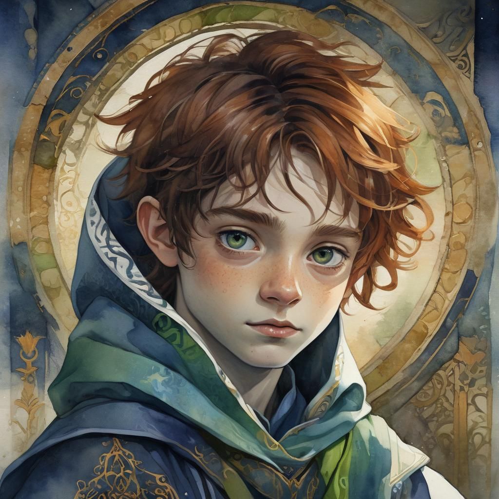 Halfling Priest in High Fantasy Art Style
