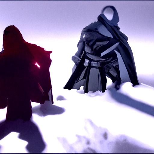 Epic Jedi vs Sith Snow Battle