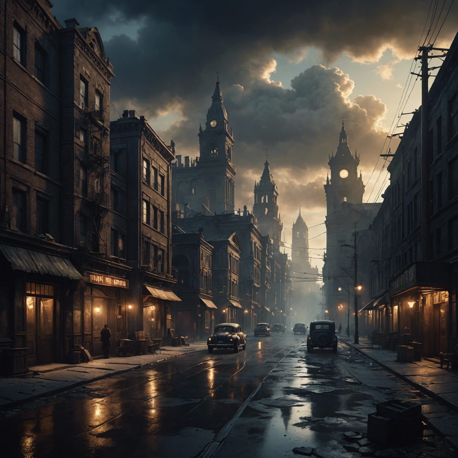 Dark City of Sin: A Matte Painting in Unreal Engine