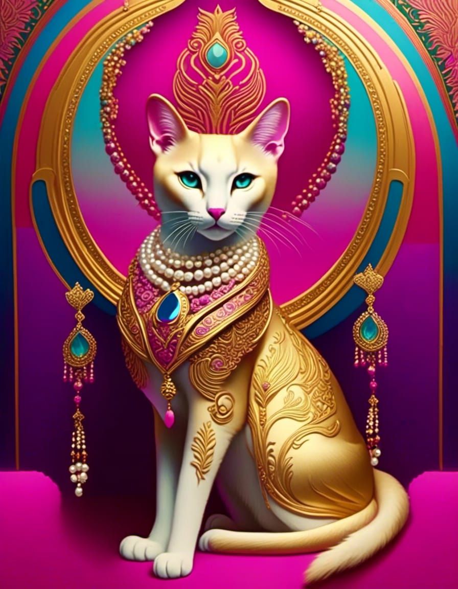 Siamese Cat and Owner in 18th Century Siam