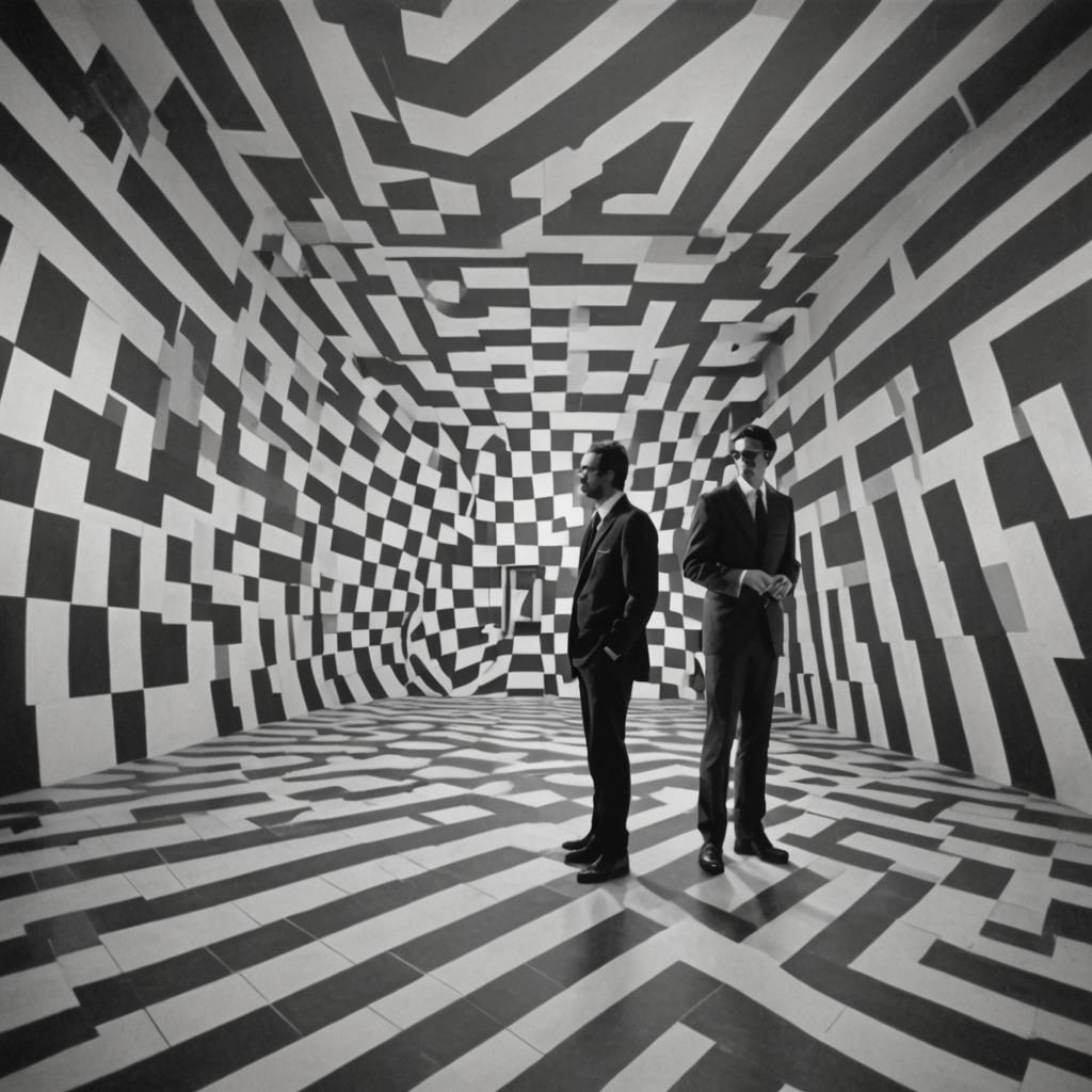 Opening credits of a 60s spy movie