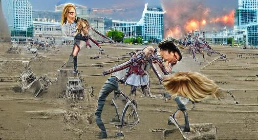 City Destroyed in Attack on Titan Style