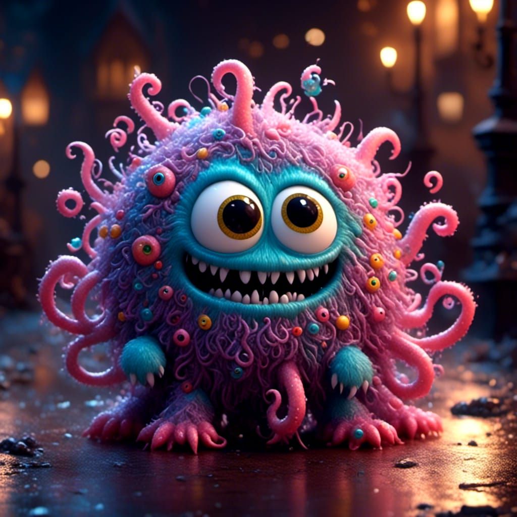Ghroswhentzys, the Cute Jello-Monster of Planet Wnunteowrgh