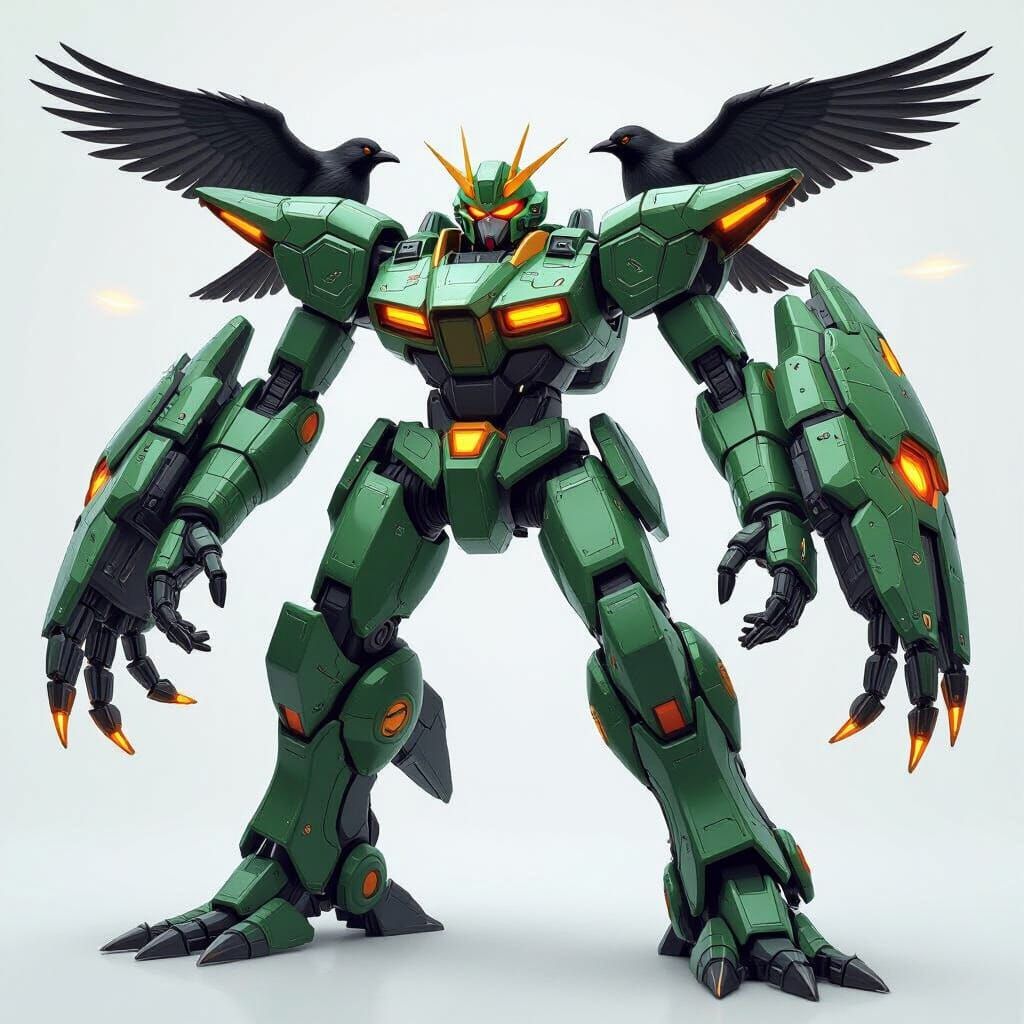 Mechanical Megazord: Frog, Rat, and Crow Mechs