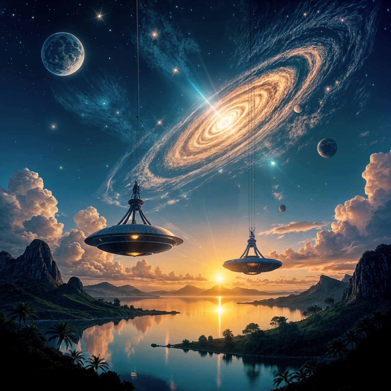 Two Pendulums Emerge From Cosmic Feedback Loop