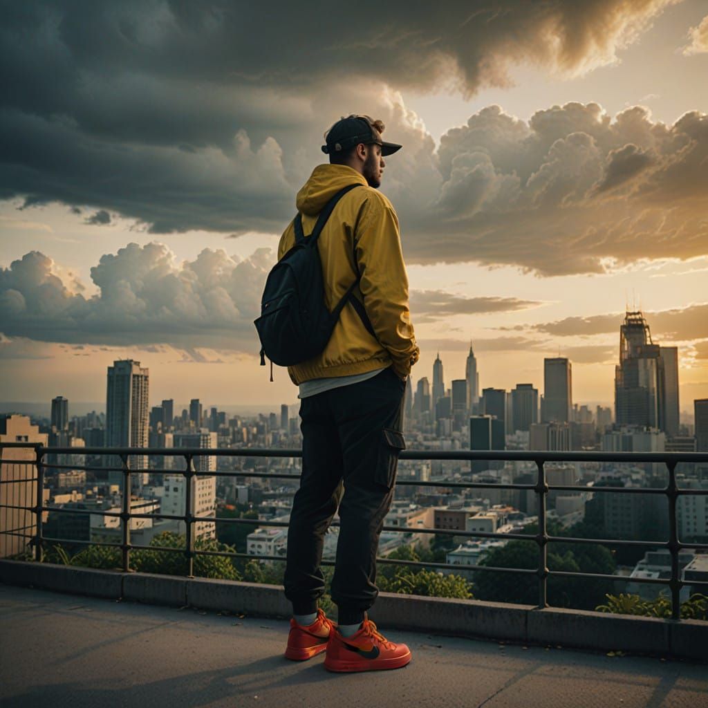 Urban Rebel's Rooftop Moment