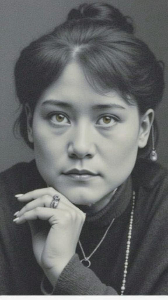 Ethereal Goddess of Modern Art Nouveau