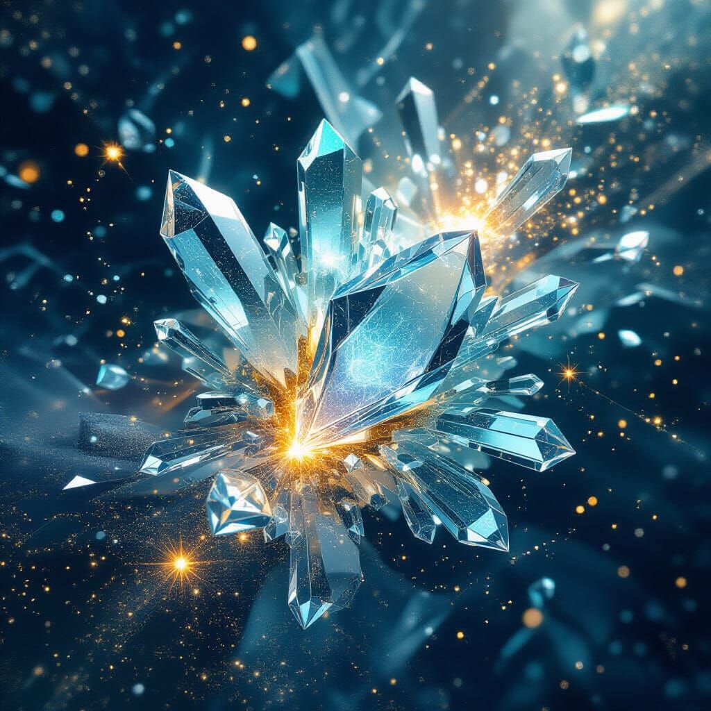 Abstract Crystalline Structures in Cosmic Light