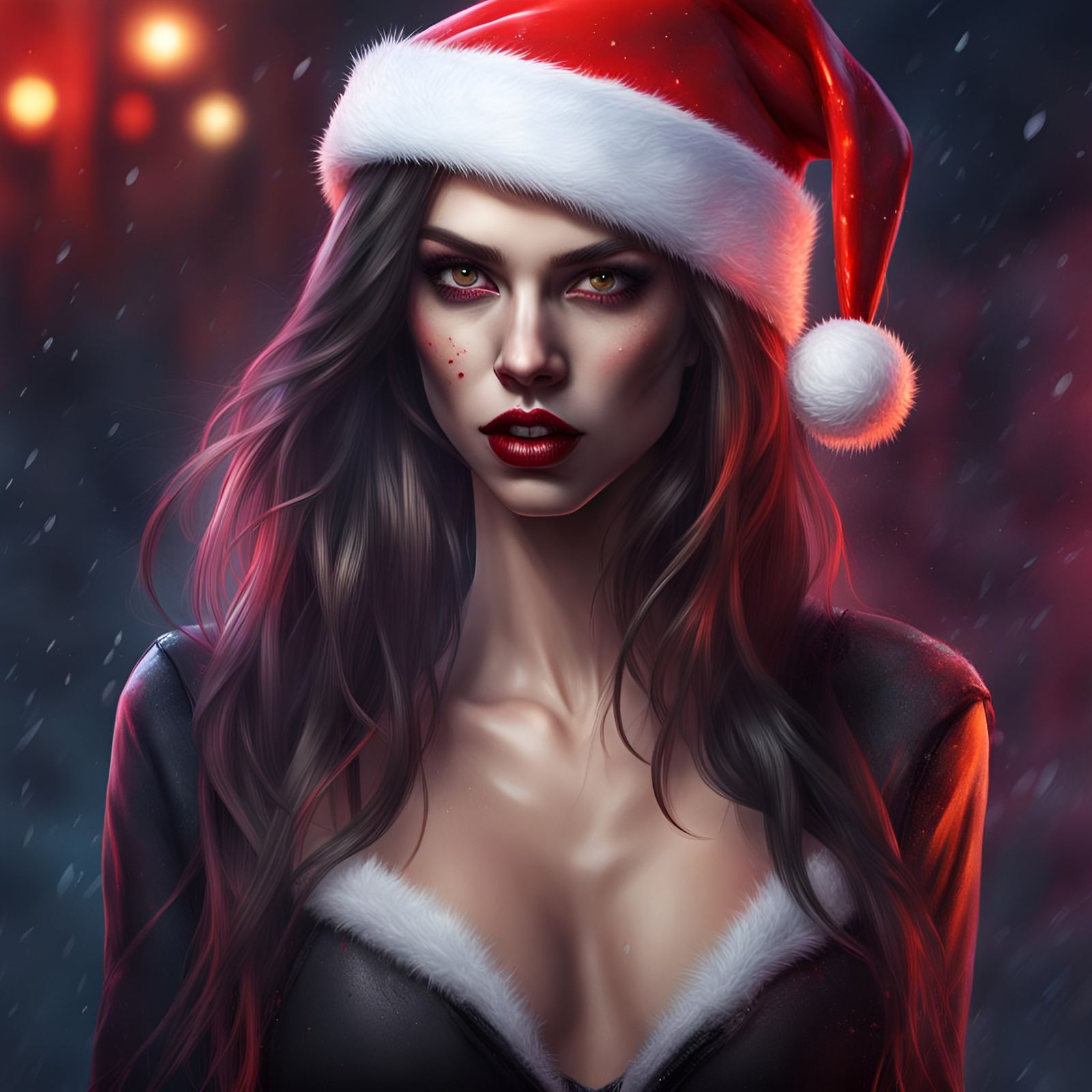 Festive Vampire Woman