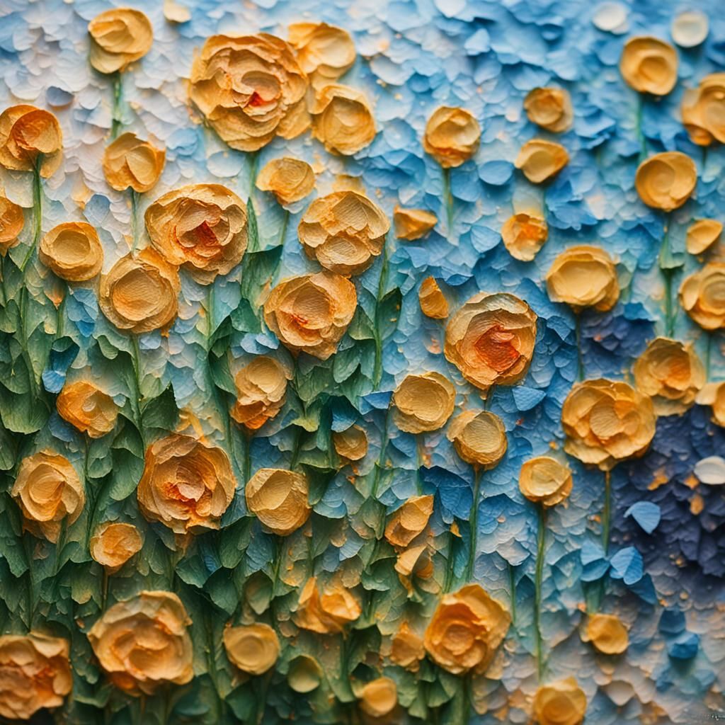 Europapa as Impasto Painting with Bokeh