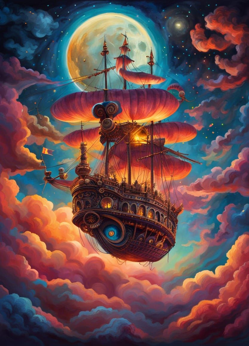 Magical Flying Galleon - Home Sweet Home