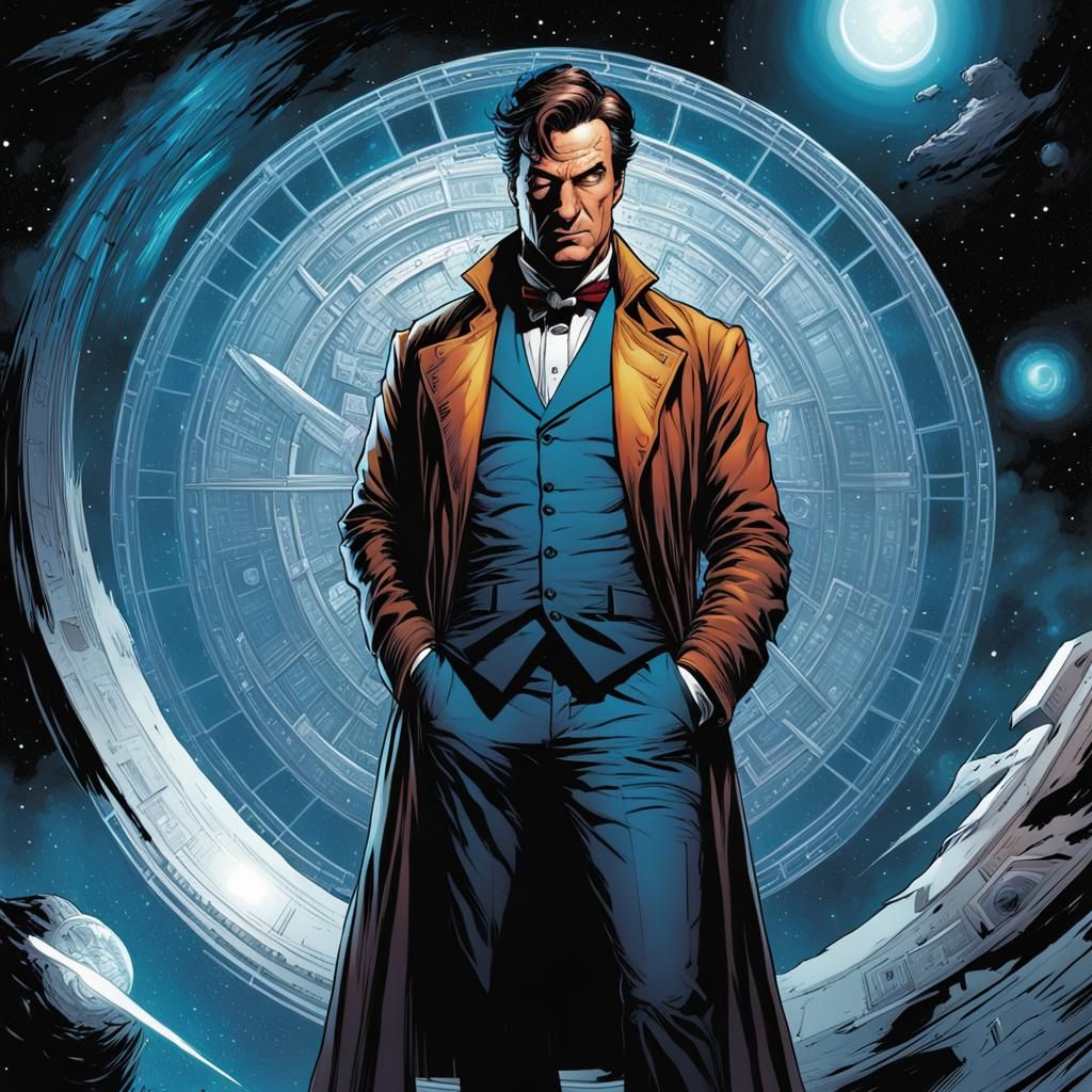 Doctor Destiny in Comic Book Art Style