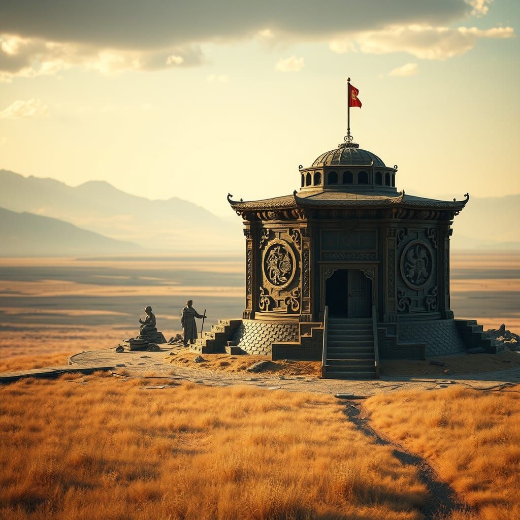 Burial place of an ancient Mongolian Khan