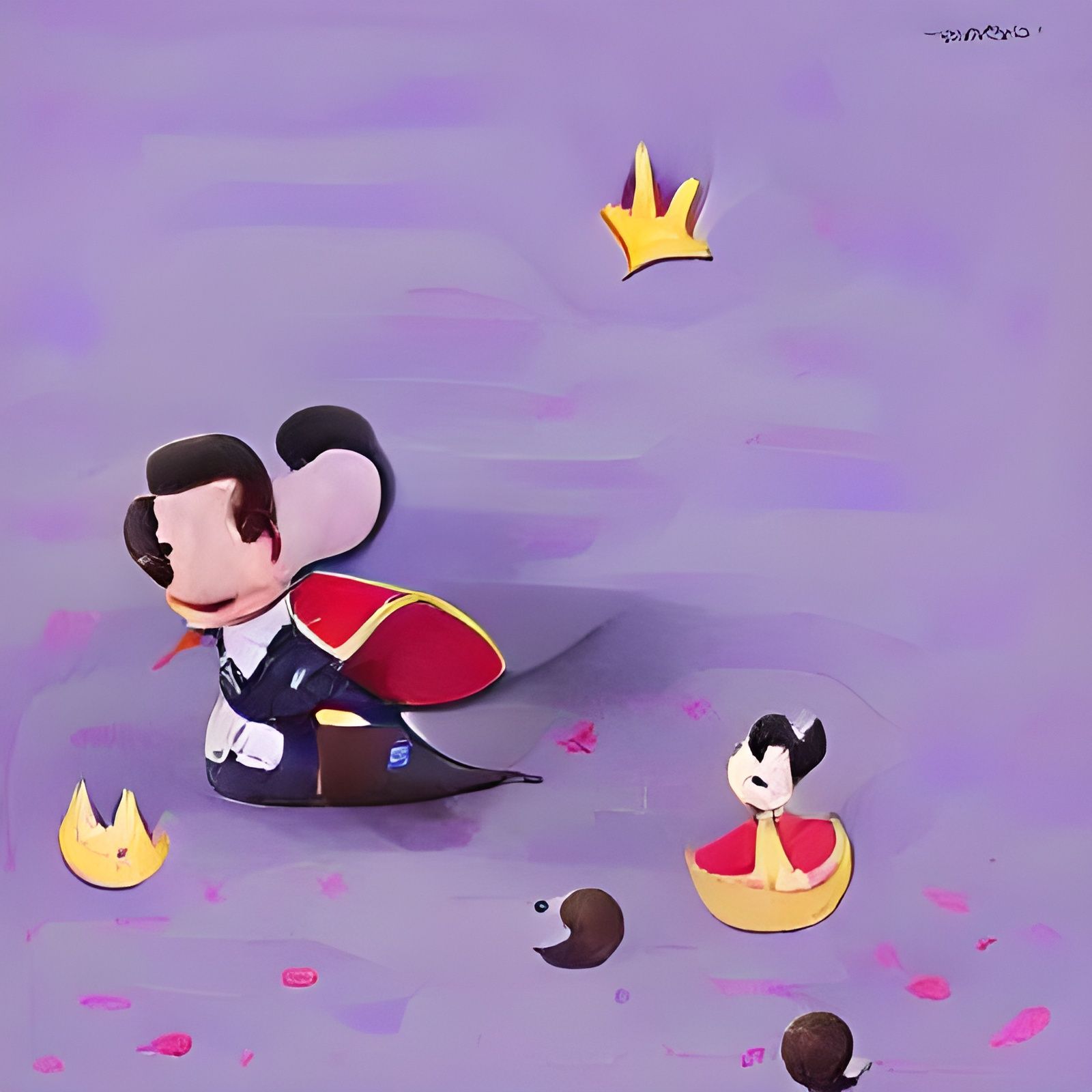 Mickey Mouse as a Disney Prince