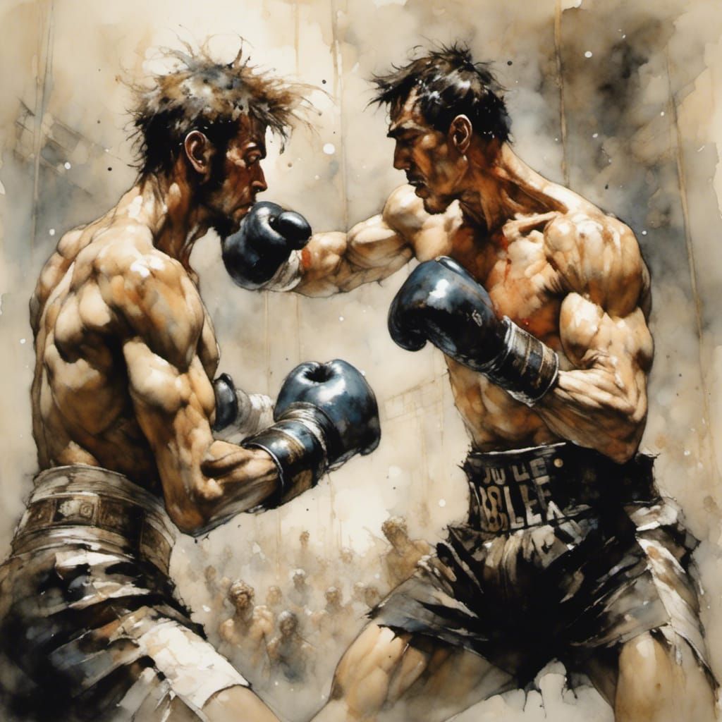 Heavyweight Prize Fighters Punching in MSG, Dave Gibbons Sty...