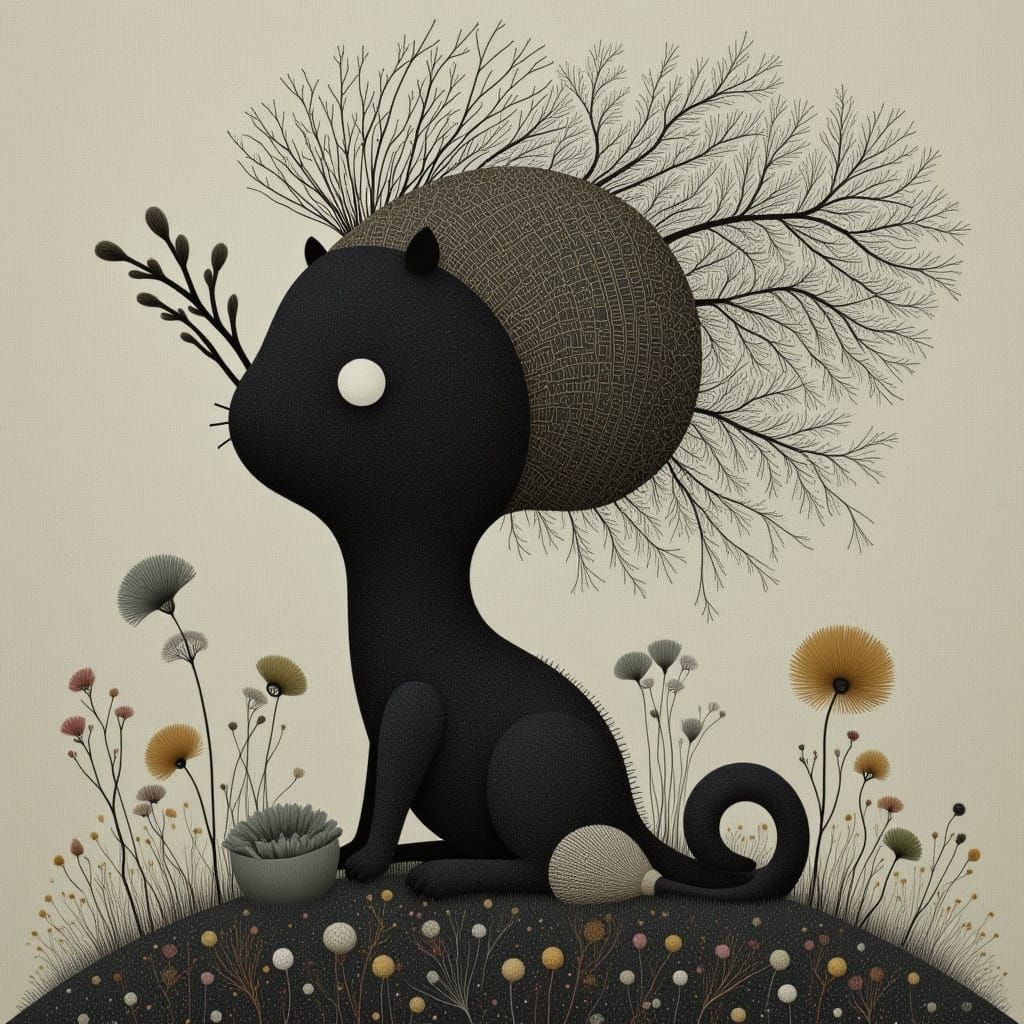 Ethereal AI Image: Blended Artistic Styles