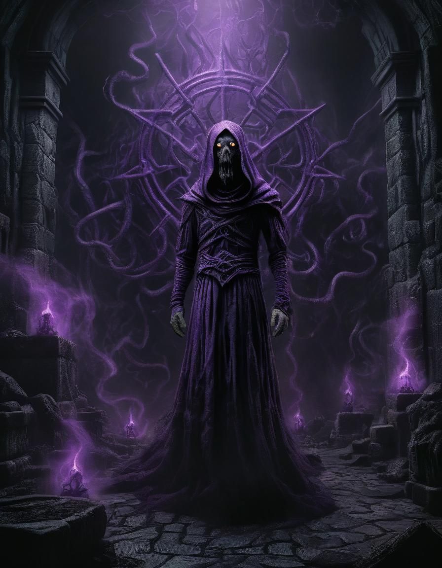 Eldritch Dark Fantasy Movie Poster: Nightmare Dreamworld