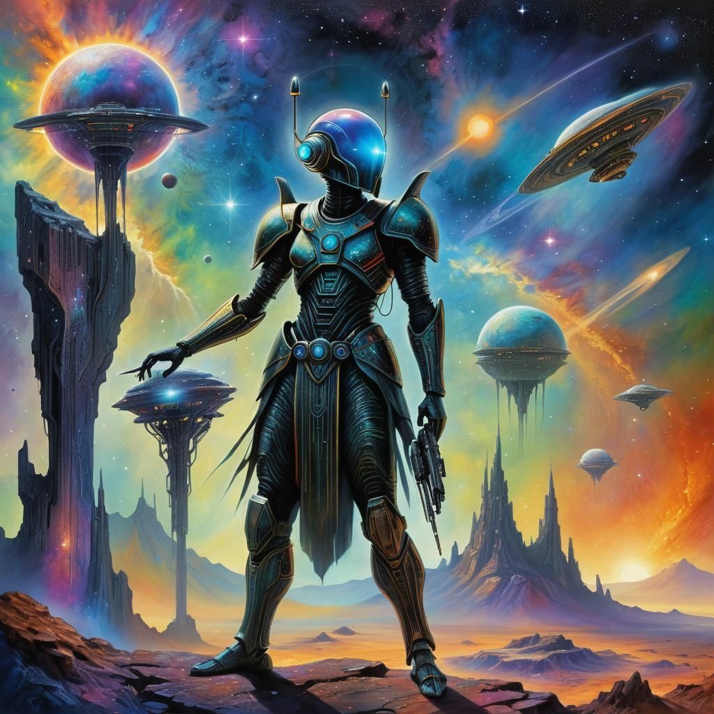 Centurion Guarding the 'Gate' Against Aliens from the Multiv...