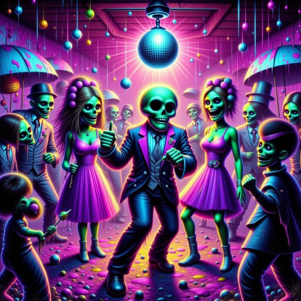 Zombie Prom Dance-Off: Halloween Horror-Comedy