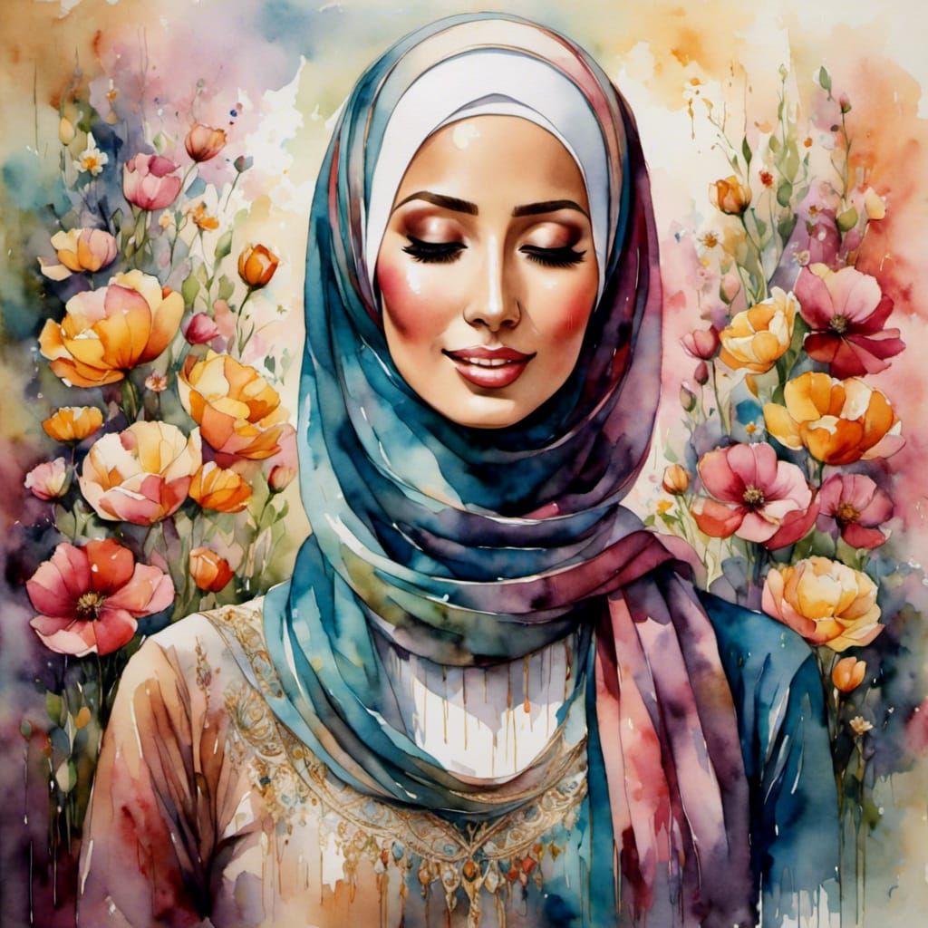 AI Image of Woman in Hijab