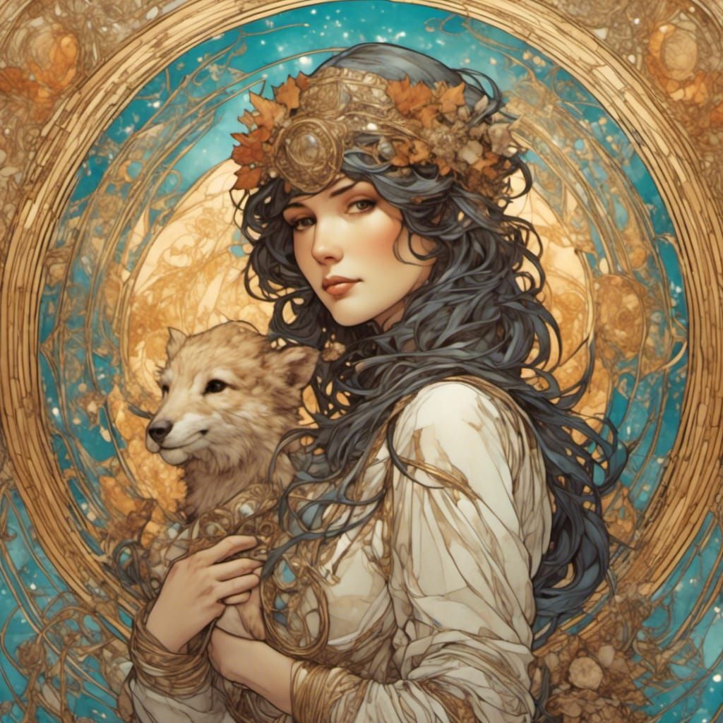 Stylized Animals in Comic Book Art Style