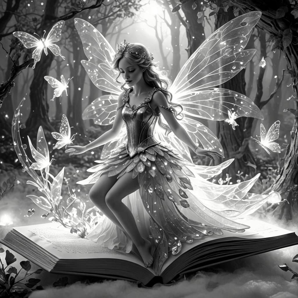Crystal Fairy in Magical Pop-Up Book