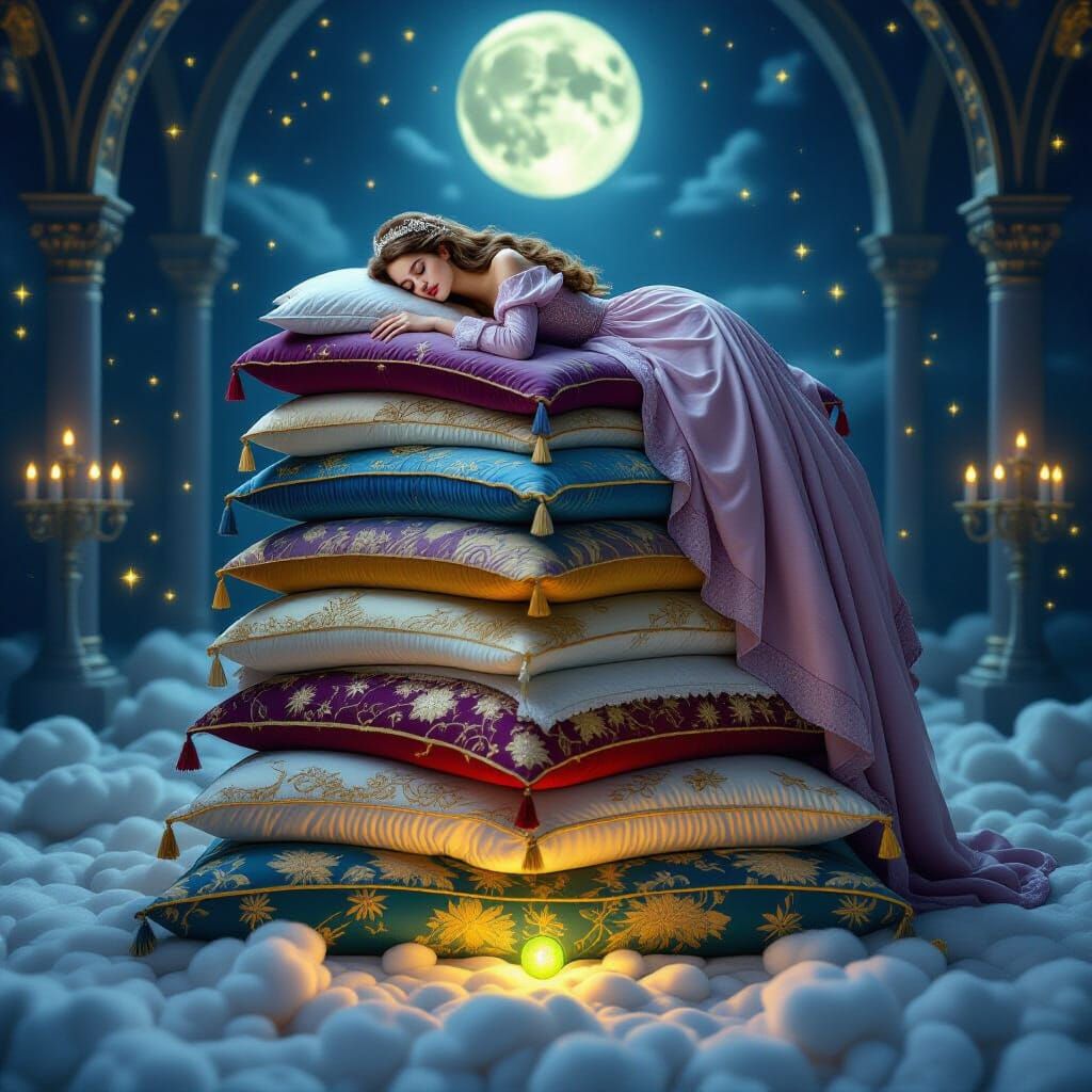 Princess and the Pea Reimagined: Whimsical Fantasy Photograp...