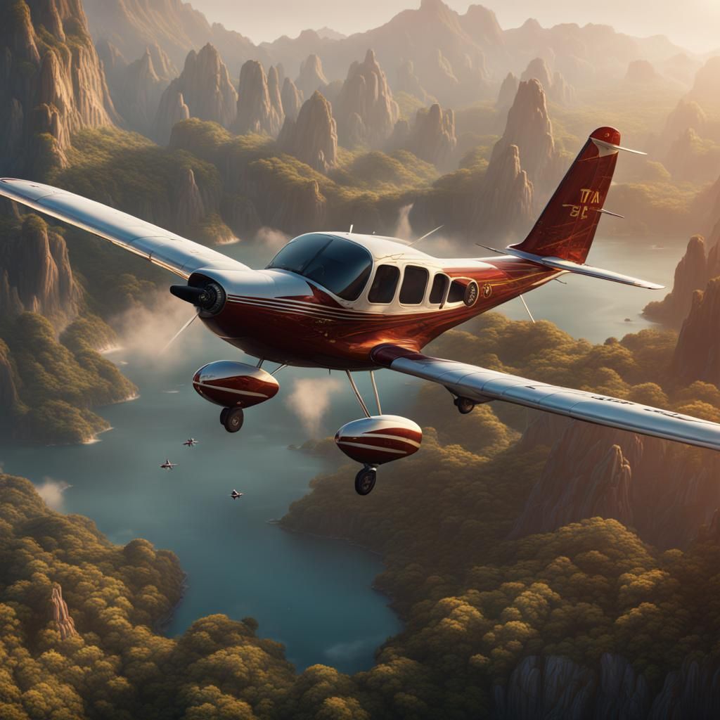 Tai Chi Master on a Cessna Airplane