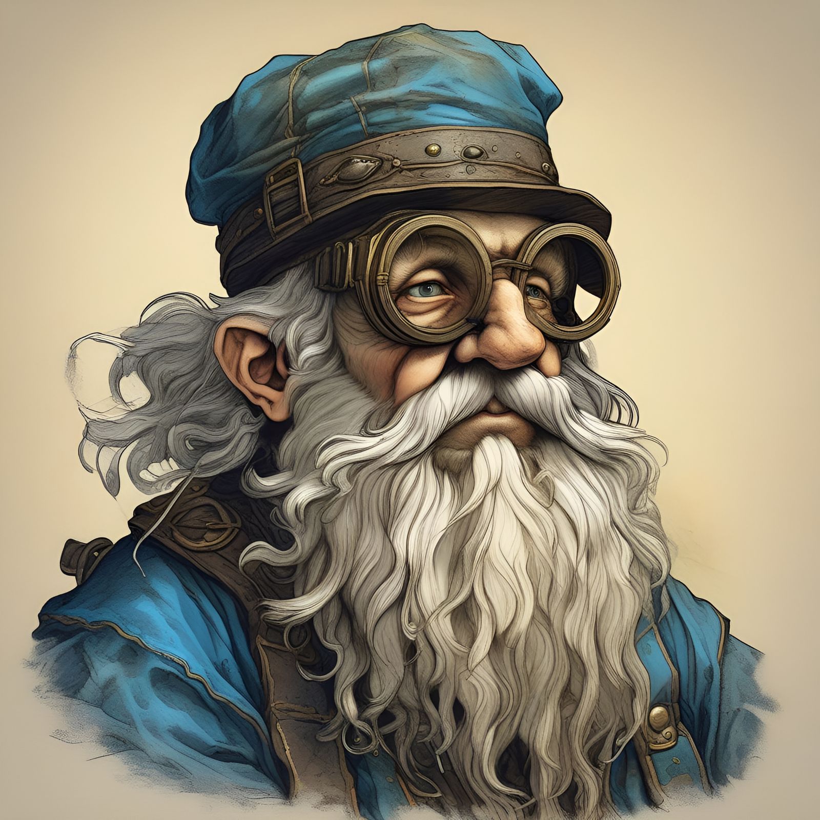 Old Grizzled Gnome Artificer