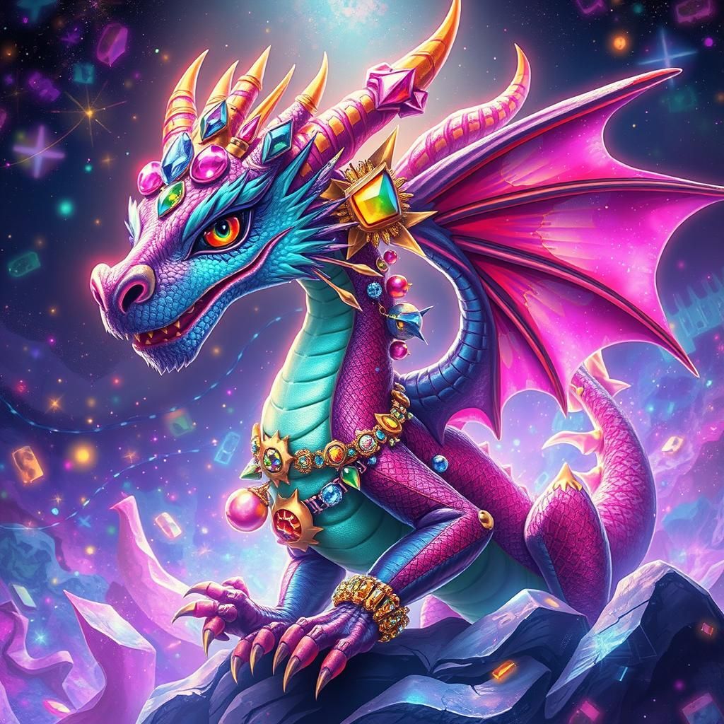 Bling Dragon with Shimmering Illusions