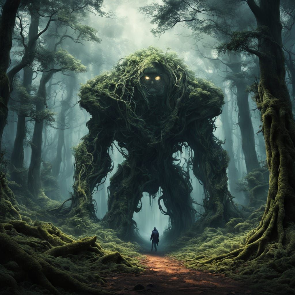 Ethereal Eldergloom Specter Floats Through Haunting Forest L...