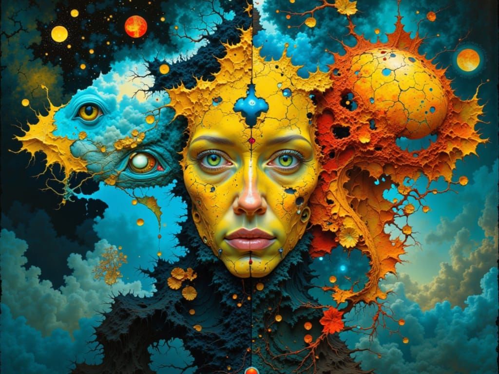 Abstract Minds Entwined: A Harmony of Hope