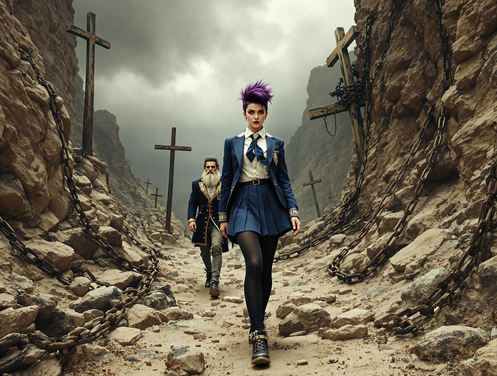 Mystical Teen Spirit Girl Leads Conjurers Through Haunting D...