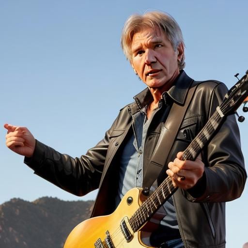 Rock Singer Portrait