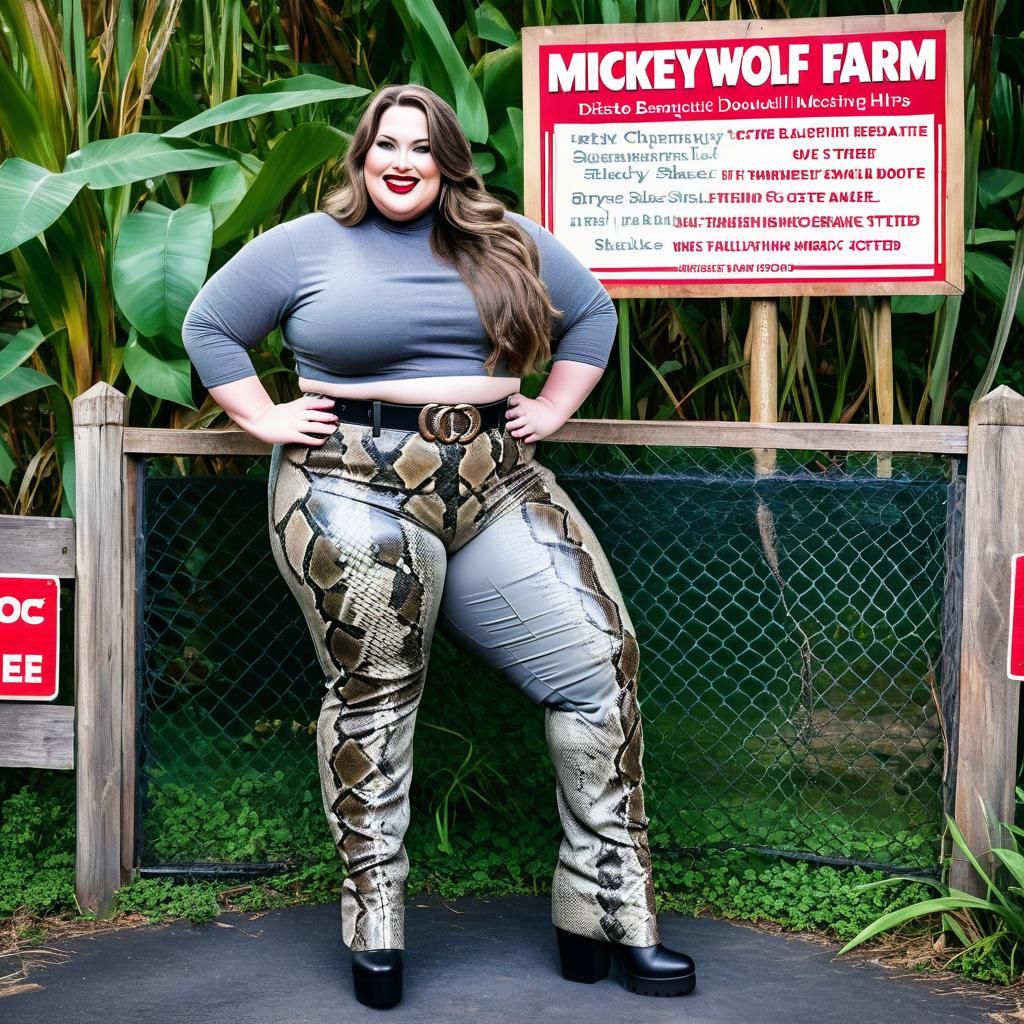 Curvy Office Manager at MickeyWolf Snake Farm