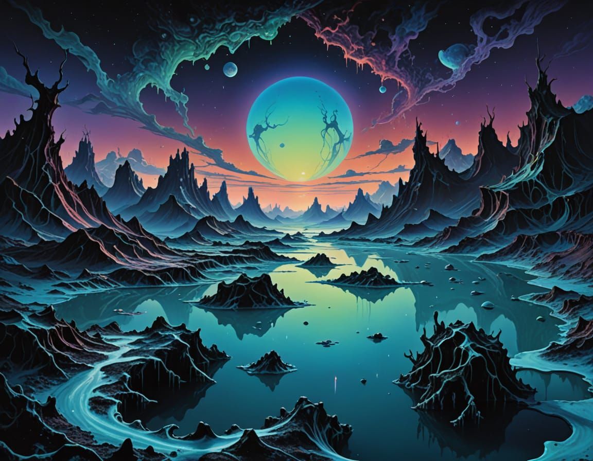 Ethereal Lifeforms Emerge on Neptune's Icy Surface in a Vibr...