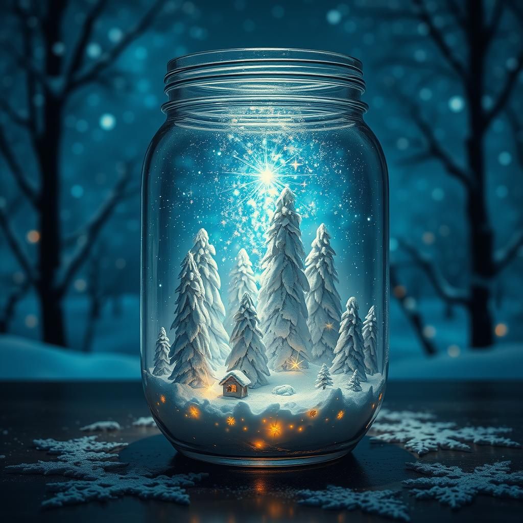 Winter in a jar