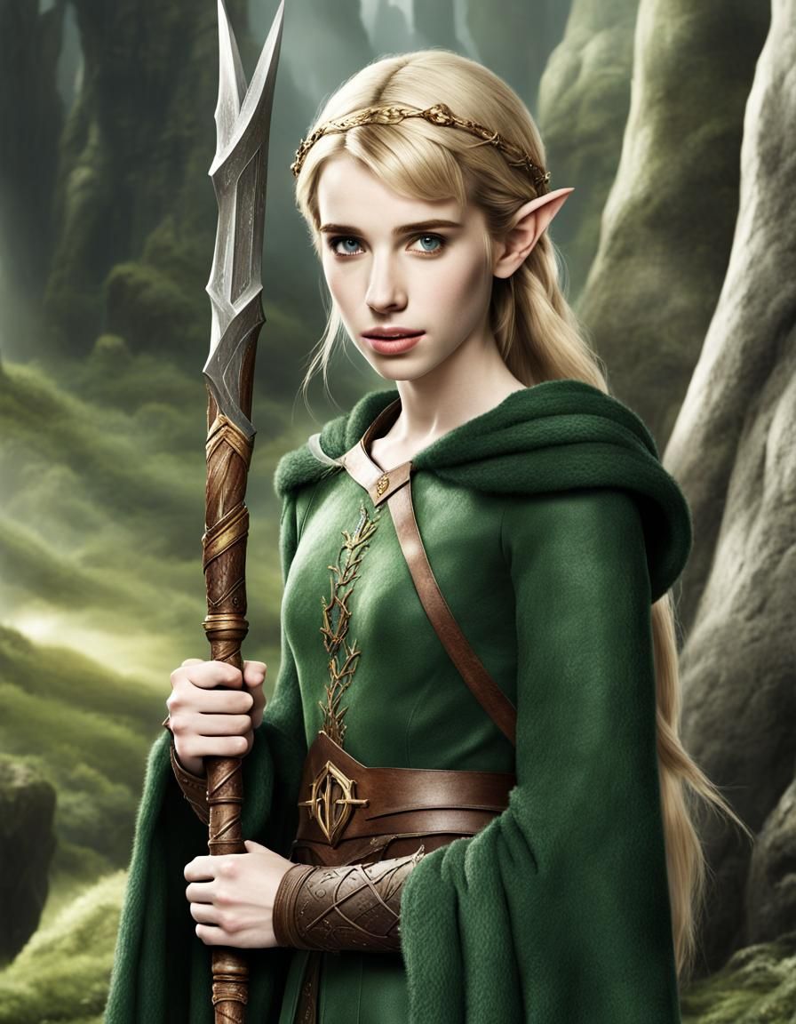 Elf Princess of Middle Earth: Cinematic Portrait