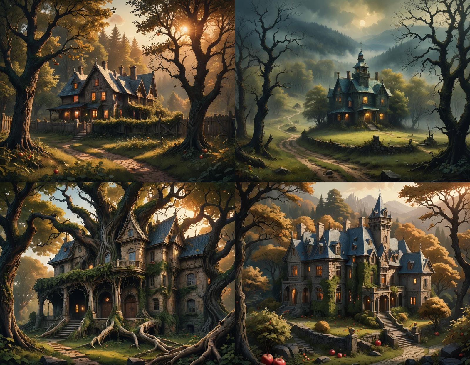 Eerie Estate in White Mountain National Forest