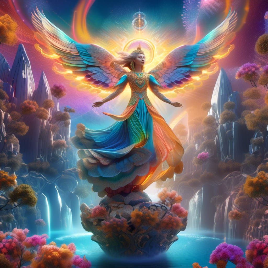 Ethereal Spirits in a Holographic Astral Realm