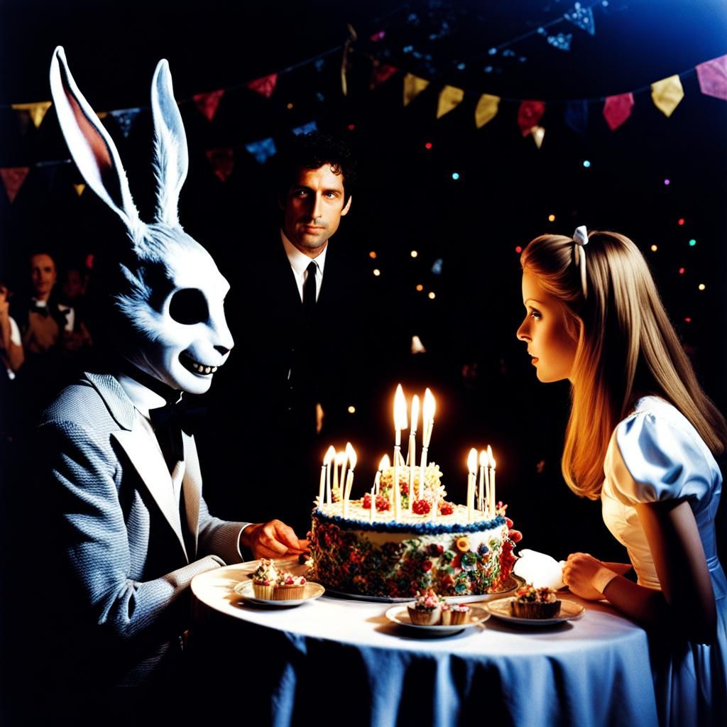 Donnie Darko Meets Alice: A Burtonesque Nightmare