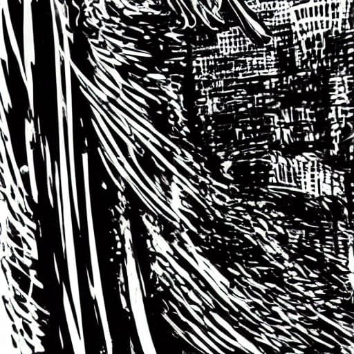 Timeless Film Noir Portrait in Black and White