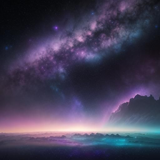 Mystical Galaxy: La Via Lactea in Digital Art