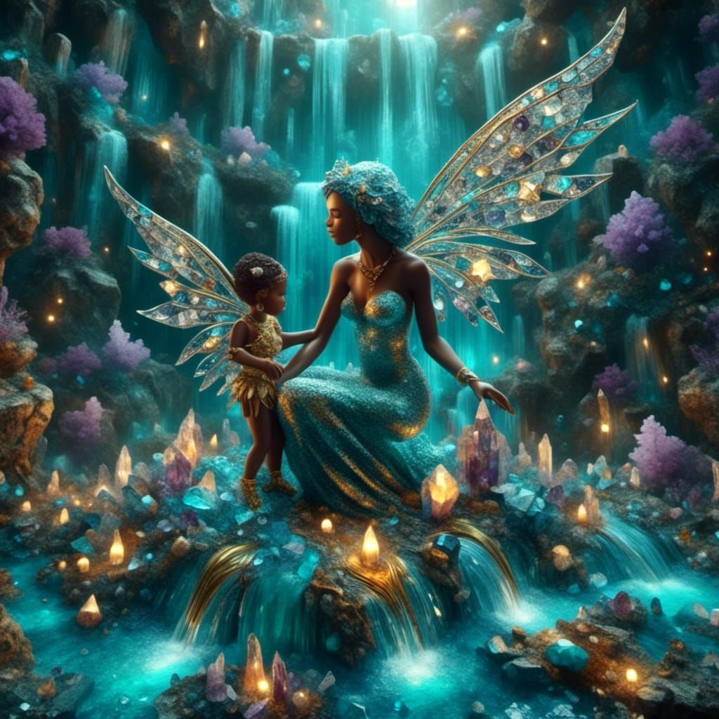 Turquoise Falls Fantasy