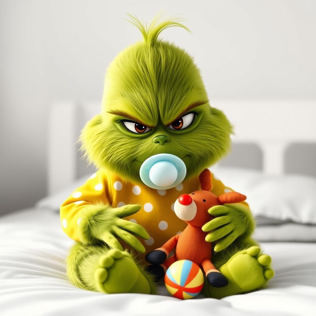 Baby Grinch monster